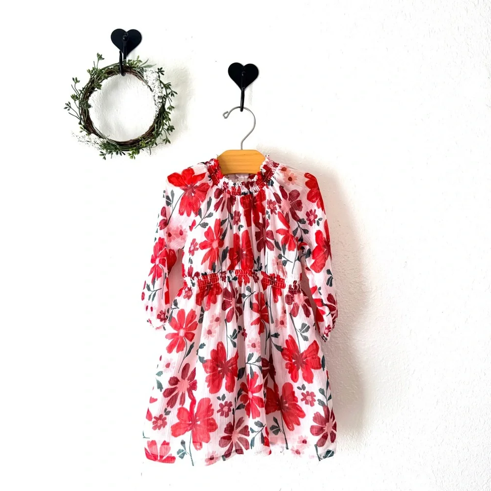 Carter’s Baby Girl Floral Dress | Size 12M | Lined | Spring Lightweight